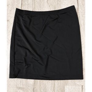 SHEIN Black Mini Skirt High Waisted Bodycon Stretch Pull On Basic Y2K Goth Size